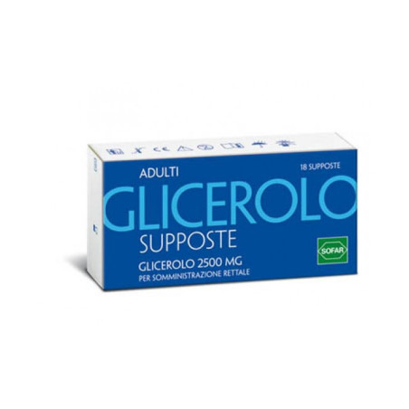 GLICEROLO ALFA*AD 18SUPP2250MG