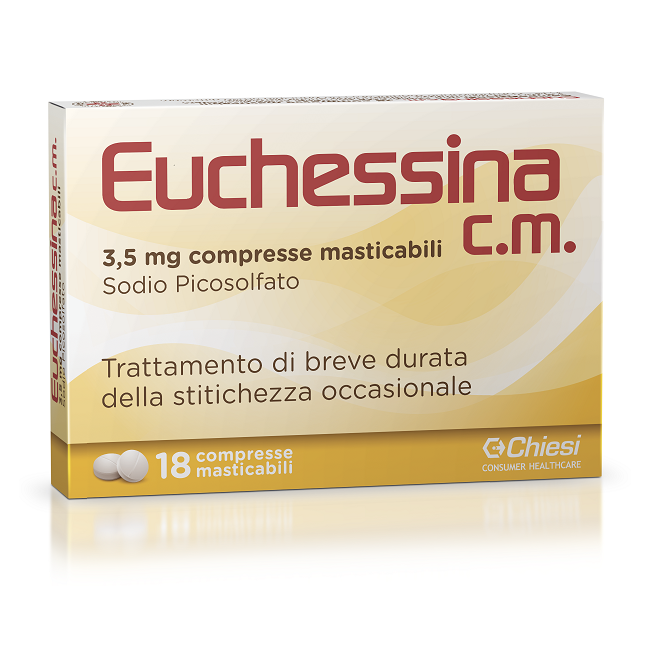 Euchessina CM Trattamento Occasionale Della Stipsi 18 Compresse Masticabili