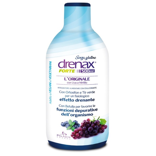 DRENAX FORTE L'ORIGINALE CON UVA E MIRTILLO 500 ML