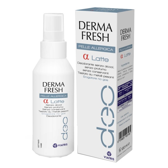 Dermafresh Deodorante Pelle Allergica Alfa Latte 100ml