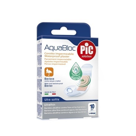 CEROTTO PIC AQUABLOC 25X72MM ANTIBATTERICO 10 PEZZI