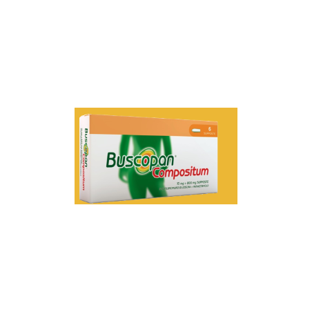 Buscopan Compositum 6 Supposte 10 mg + 800 mg