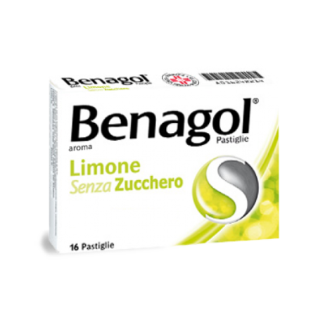 Benagol Aroma Limone Senza Zucchero 16 Pastiglie