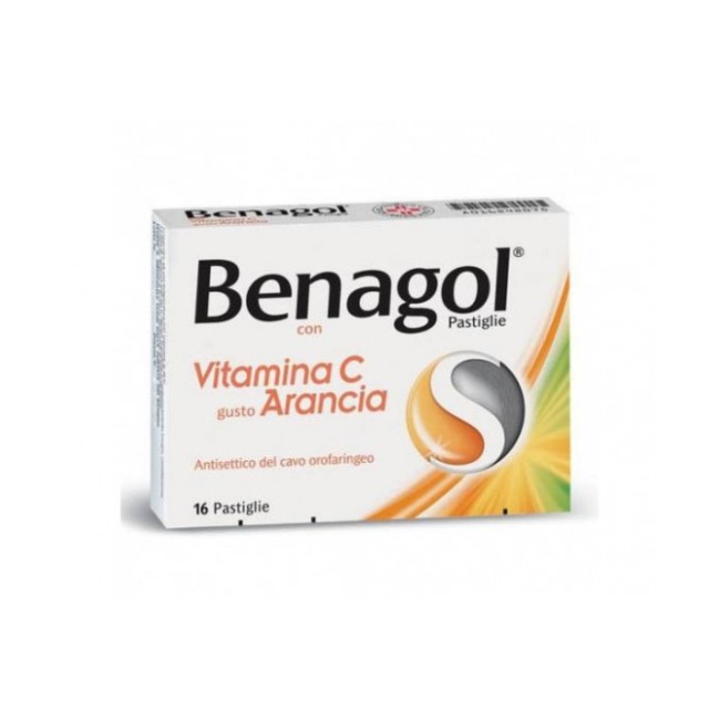 BENAGOL VIT C*16PAST ARANCIA