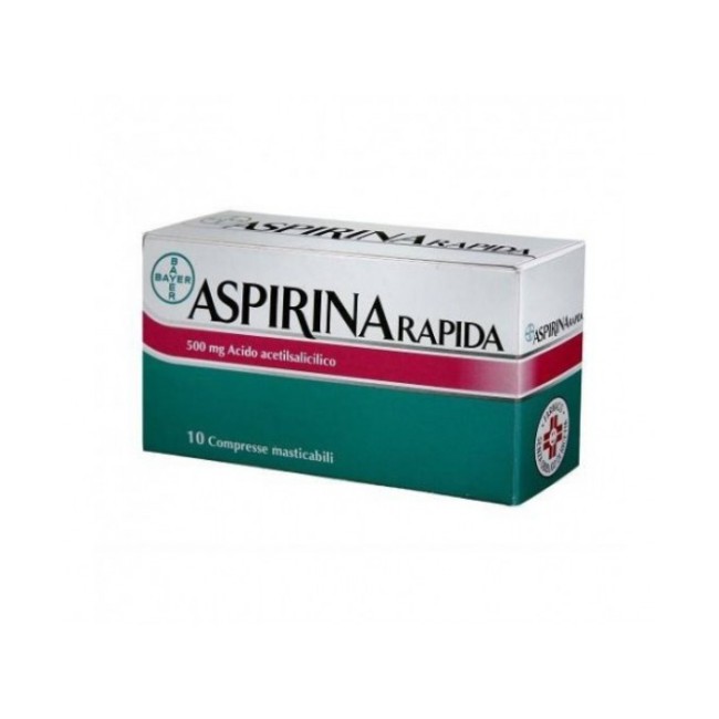 Aspirina Rapida 500mg 10 Compresse Masticabili