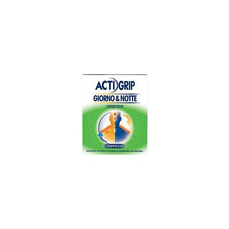 Actigrip Giorno E Notte Compresse Trattamento Sintomi Raffreddore E Influenza 12+4 Compresse