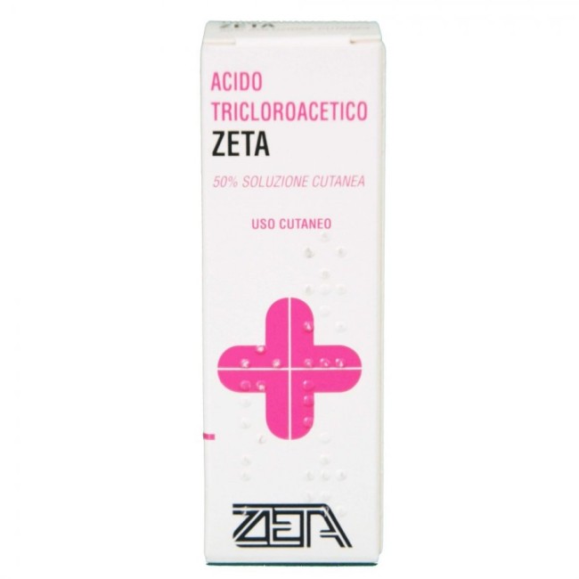 Acido Tricloroacetico  ZETA 50% Soluzione Cutanea Flacone 10ml