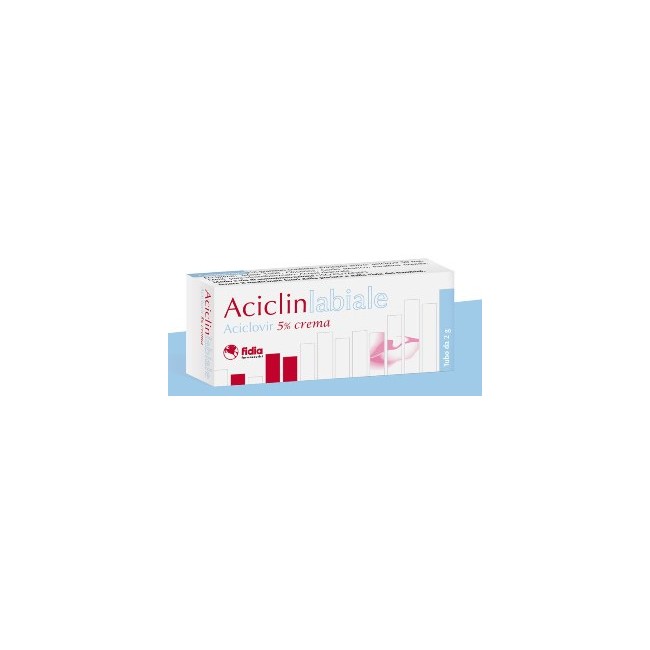 Fidia Aciclin Labiale Aciclovir 5% Crema Per Herpes Labiale 2g