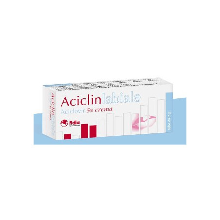 Fidia Aciclin Labiale Aciclovir 5% Crema Per Herpes Labiale 2g