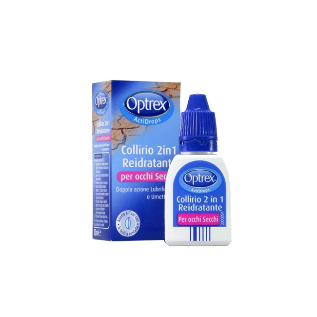 Optrex Actidrops Collirio 2in1 Reidratante Occhi Secchi E Irritatati 10ml