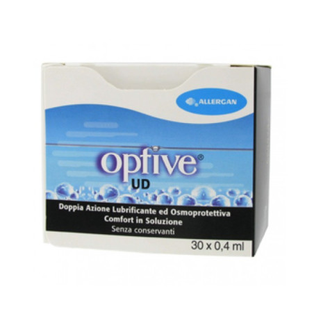 Allergan Optive Ud Doppia Azione Lubrificante Comfort in Soluzione 30 Flaconcini Da 0,4ml