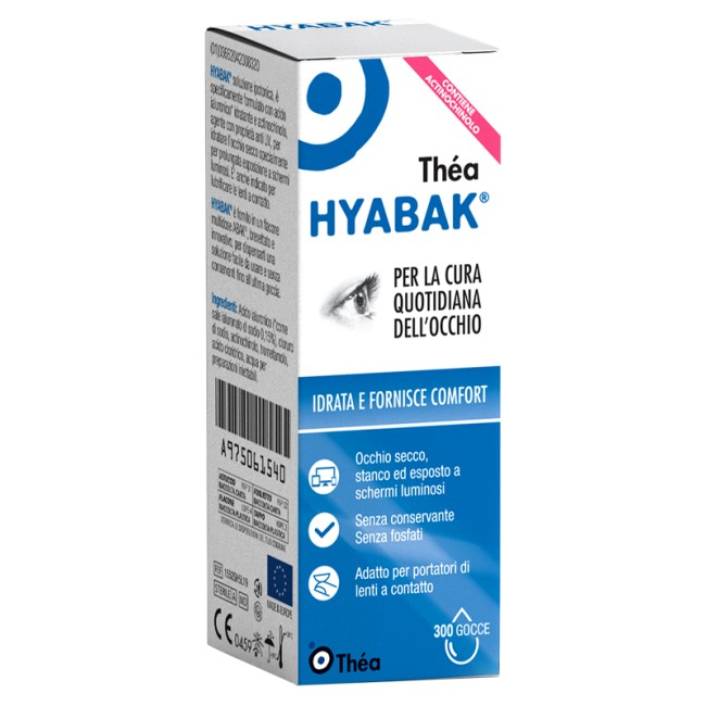 Hyabak Soluzione Oftalinica 0,15% 10ml