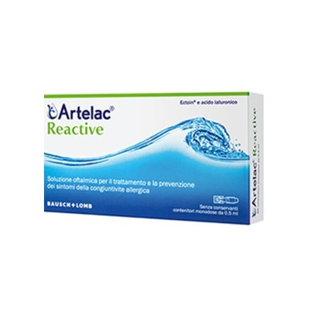 ARTELAC REACTIVE SOLUZIONE OFTALMICA MONODOSE 20 UNITA' DA 0,5 ML