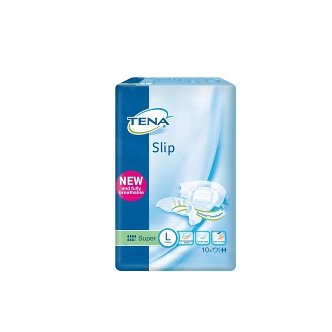 PANNOLONE PER INCONTINENZA A MUTANDINA TENA SLIP SUPER L 10 PEZZI