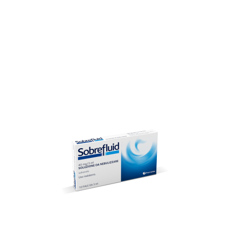 Bayer Sobrefluid 40mg/3ml Soluzione Da Nebulizzare Fluidificante Per Tosse E Catarro 10 Fiale