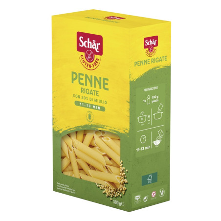 Schar Pasta Senza Glutine Penne Rigate 500g