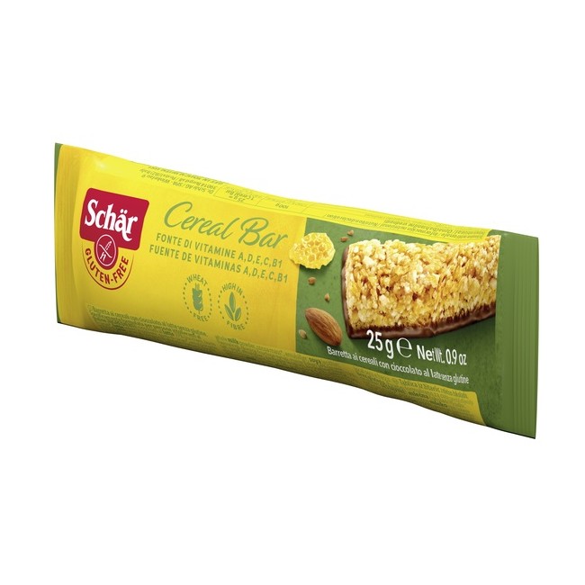 Schar Cereal Bar Barretta Dietetica Ai Cereali Con Cioccolato Al Latte Senza Glutine 25g