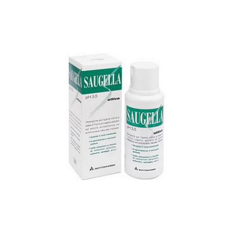 Rottapharm Saugella Attiva pH 3.5 Detergente Intimo Linea Verde 250ml