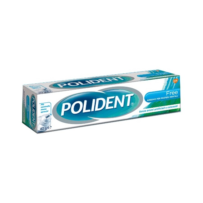 Polident Adesivo Per Dentiere Free Ipoallergico 40g