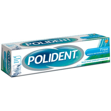 Polident Adesivo Per Dentiere Free Ipoallergico 40g