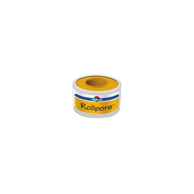 CEROTTO IN ROCCHETTO MASTER-AID ROLLPORE TESSUTO NON TESSUTO 5X1,25