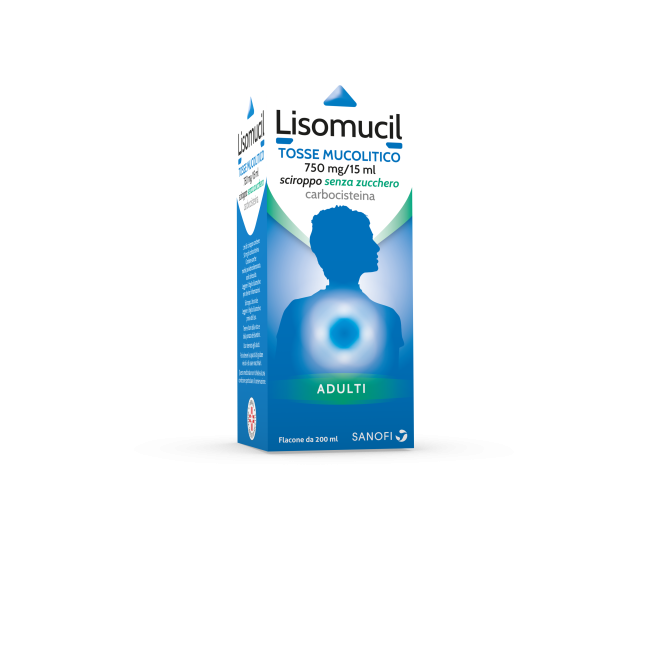 Lisomucil Adulti 750mg/15ml Sciroppo Senza Zucchero 200ml