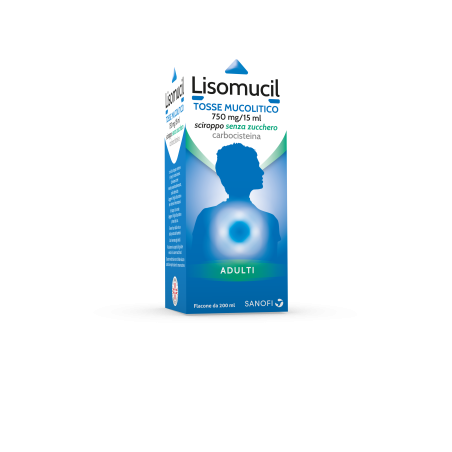 Lisomucil Adulti 750mg/15ml Sciroppo Senza Zucchero 200ml