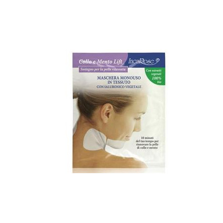 Incarose Bio Maschera Lifting Collo-Mento Trattamento Viso 17ml