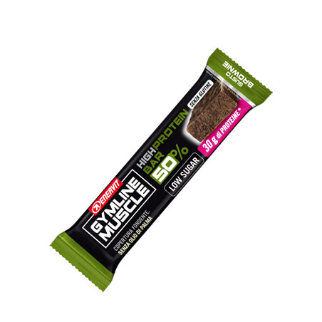 Enervit Gymline Muscle High Protein Bar 50% Gusto Brownie Barretta Proteica 60g