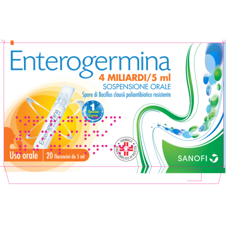 ENTEROGERMINA*OS 20FL 4MLD 5ML