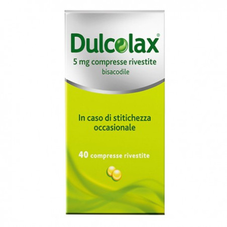 DULCOLAX*40CPR RIV 5MG