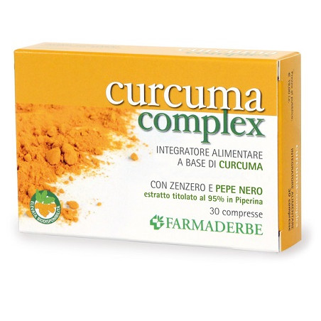 Farmaderbe Curcuma Complex Integratore Alimentare 30 Compresse