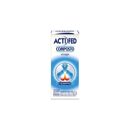 Actifed Composto Sciroppo Trattamento Sintomatico Della Tosse Flacone 100ml