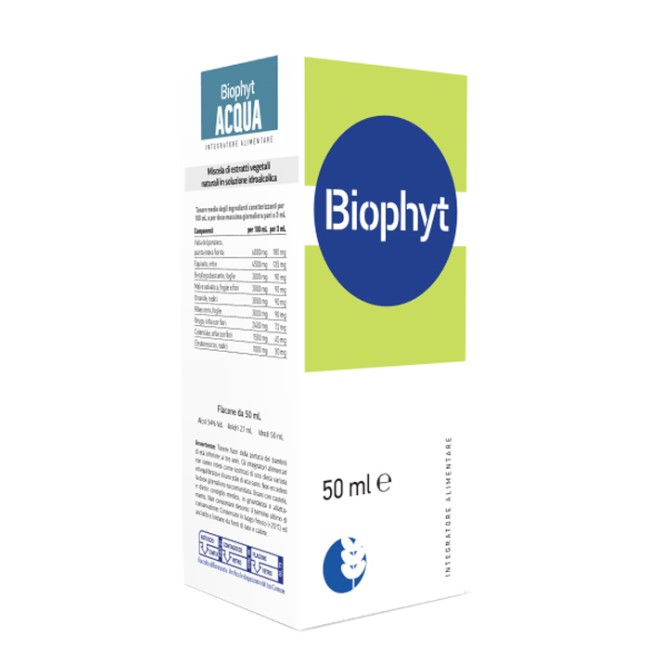 BIOPHYT ACQUA 50 ML SOLUZIONE IDROALCOLICA