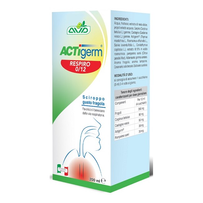 ACTIGERM RESPIRO 0-12 200 ML