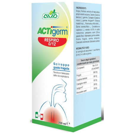 ACTIGERM RESPIRO 0-12 200 ML