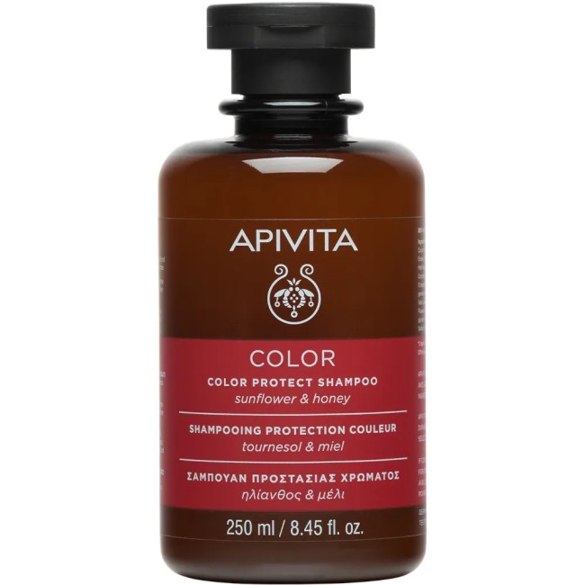 APIVITA COLOR PROTECT SHAMPOO SUNFLOWER E HONEY 250 ML