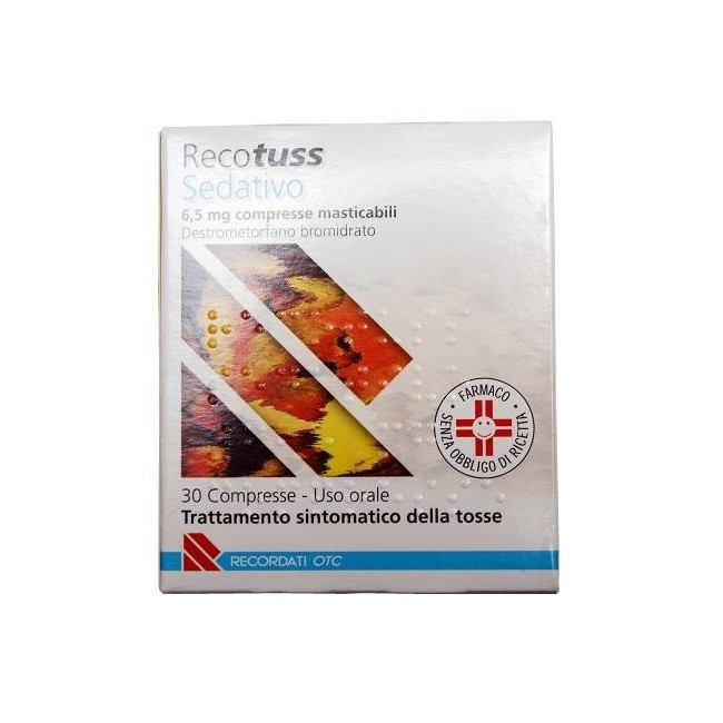 RECOTUSS SEDAT*30CPR MAST6,5MG