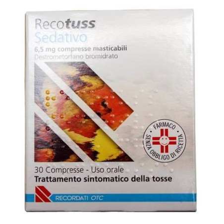 RECOTUSS SEDAT*30CPR MAST6,5MG