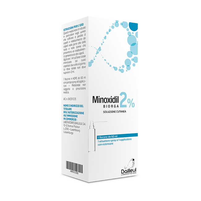 MINOXIDIL BIORGA*SOL CUT60ML2%