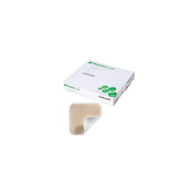 MEPILEX LITE MEDICAZIONE IN SCHIUMA DI POLIURETANO 10X10 CM 5 PEZZI