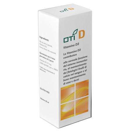 Confezione da 50 Ml di Oti D integratore di vitamina D3