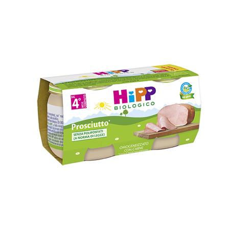 HIPP BIO HIPP BIO OMOGENEIZZATO PROSCIUTTO 2X80 G