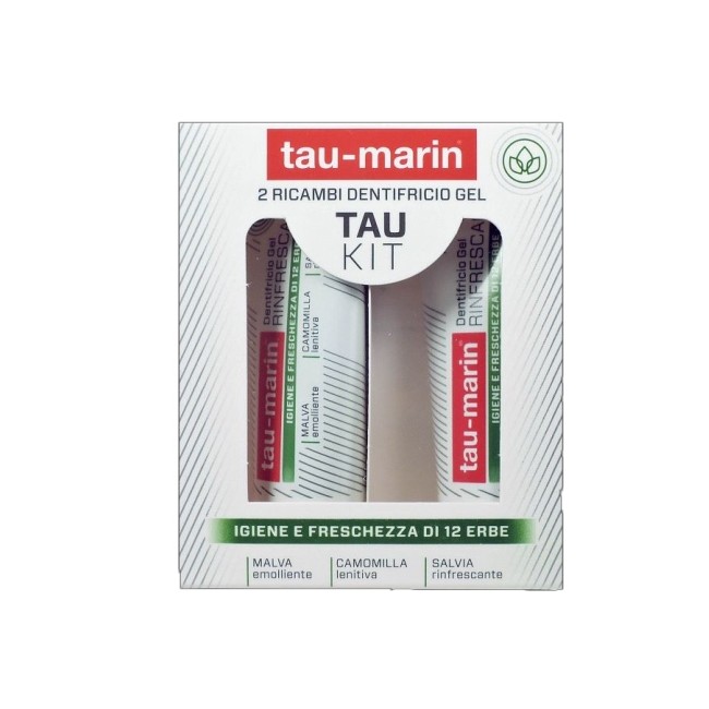 TAU MARIN DENTIFRICIO RINFRESCANTE RICARICA TAU KIT 2X20ML