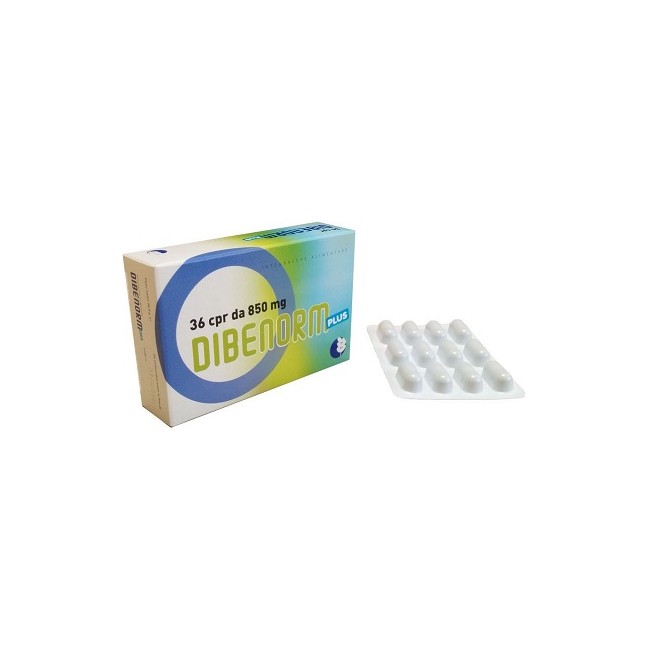 DIBENORM PLUS 36 COMPRESSE 850 MG