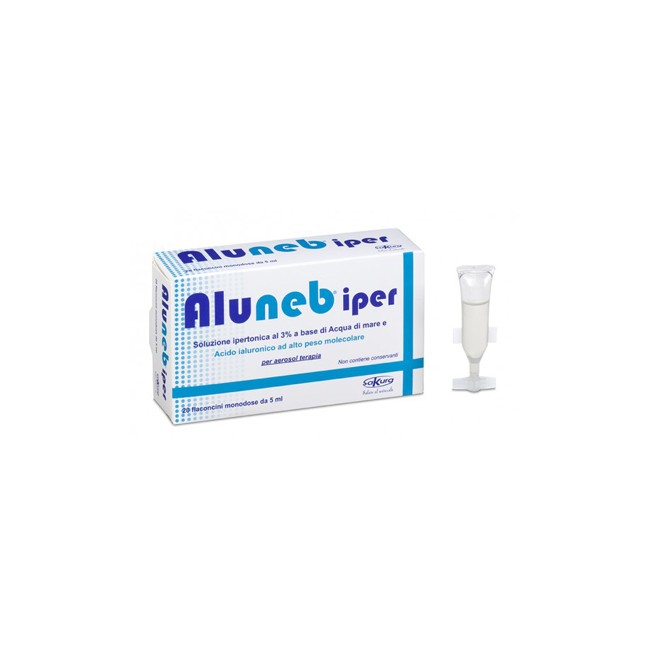 ALUNEB SOLUZIONE IPERTONICA 20 FLACONCINI MONODOSE DA 5 ML