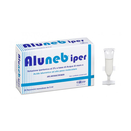 ALUNEB SOLUZIONE IPERTONICA 20 FLACONCINI MONODOSE DA 5 ML