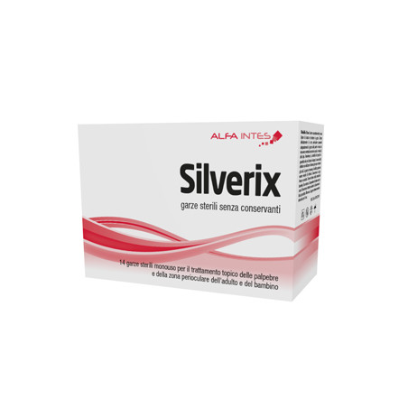 GARZA PERIOCULARE SILVERIX 14 PEZZI