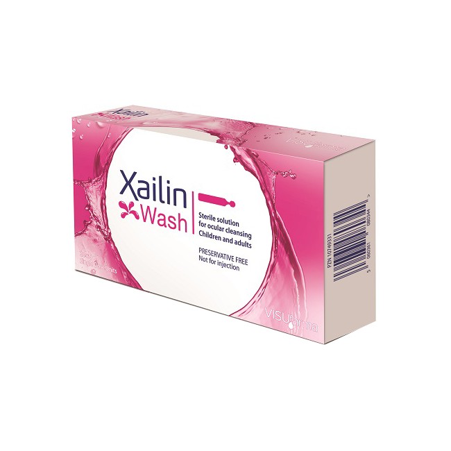 XAILIN WASH SOLUZIONE STERILE OCULARE 20 FLACONCINI 5 ML MONODOSE