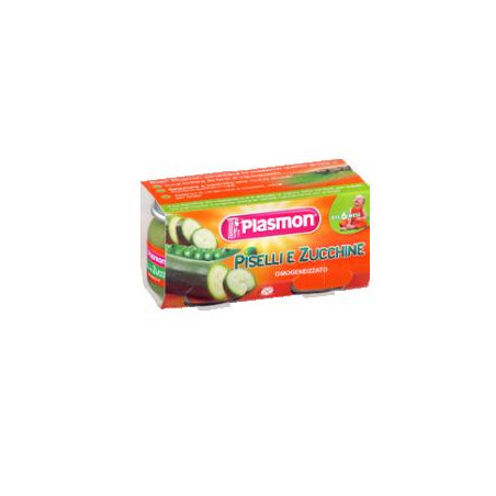 PLASMON OMOGENEIZZATO PISELLI ZUCCHINE 80 G X 2 PEZZI